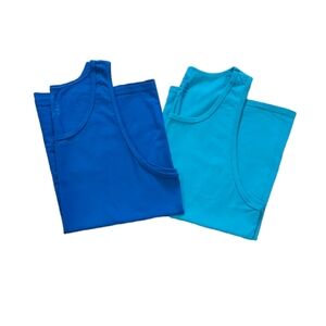Fruit of The Loom Men's Blue Tank Bundle
